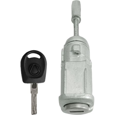 Compatibile con la serratura della portiera destra della Volkswagen Polo. Serratura Polo, 1 chiave. Ricambio per auto. Riferimento OE: 604837168