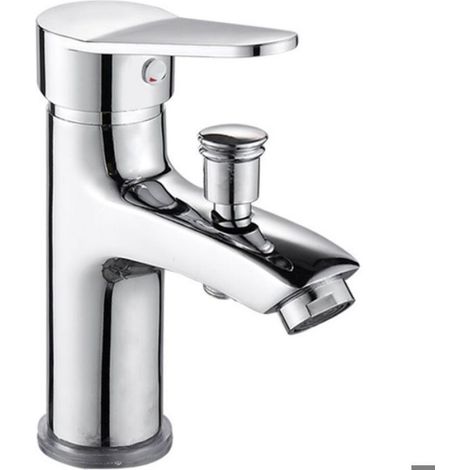 Ensoleille – Mitigeur thermostatique de douche – Monotrou double usage chaud et froid – Limiteur de température – Alliage (1/5)