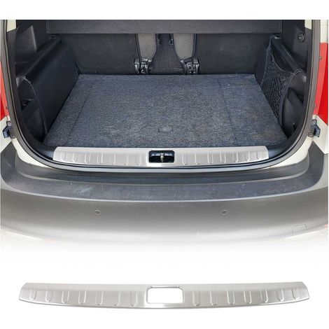 OMAC Protection de seuil de Coffre Compatible avec Škoda Yeti 2010-2013 en Acier Argent 1 pièce (1/5)