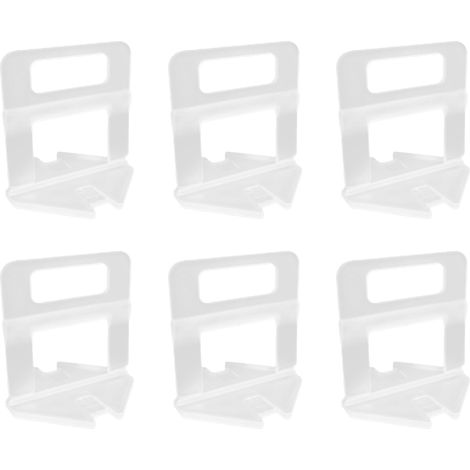 100 cales de nivellement pour carrelage, en PVC, pour travaux de finition. (1/5)