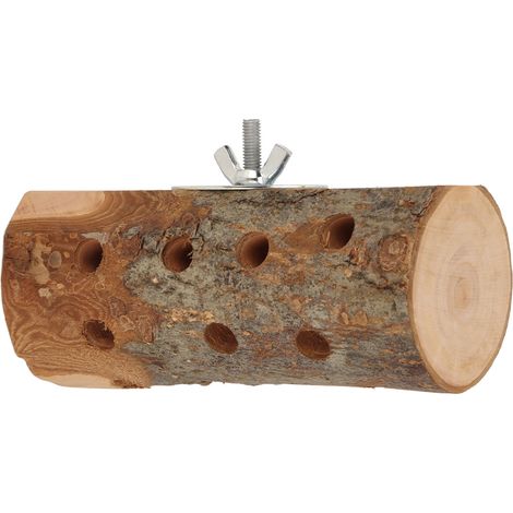 Bâton à mâcher en bois pour hamster, naturel et sûr, résistant aux morsures, pour perroquets et petits animaux. (1/5)