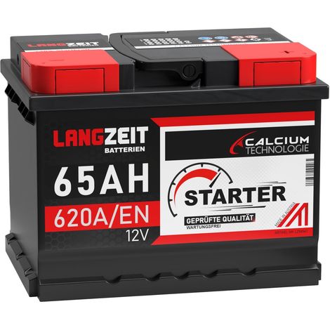 Langzeit Starter Autobatterie 65Ah 12V