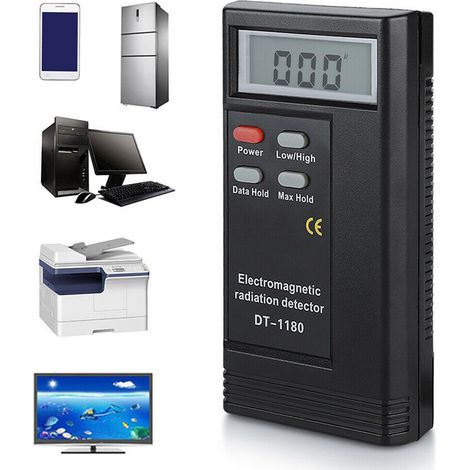 Détecteur d'ondes électromagnétiques pour téléphone portable et domicile, détecteur de rayonnement, testeur de rayonnement électromagnétique, détecteur de rayonnement électromagnétique numérique porta (1/5)