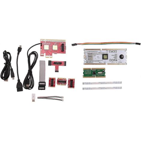 Test de diagnostic universel V8 pour PC portable et de bureau - Support de carte mémoire King Post pour PCI, PCI-E, MiniPCI-E, LPC et DDR3/4 kns (1/5)