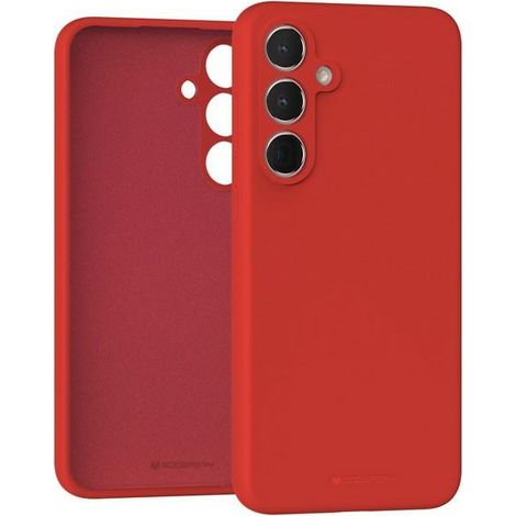 Funda de silicona roja para Samsung Galaxy A35 Mercury