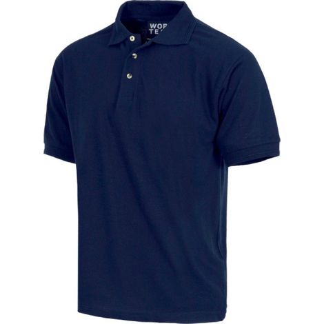 Polo industrial de manga corta y cuello clásico WORKTEAM S6500 8XL Azul marino (1/3)