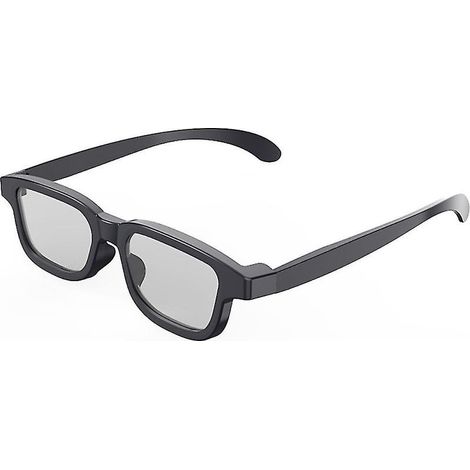 Lunettes 3D pour adultes, lunettes 3D stéréoscopiques polarisées (noires) (1/2)