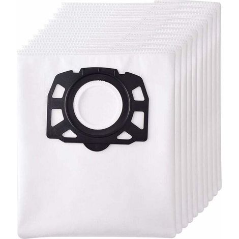 For Lot de 10 Sacs pour Aspirateur Karcher wd4 wd5 wd6 mv4 mv5 mv6 (1/5)