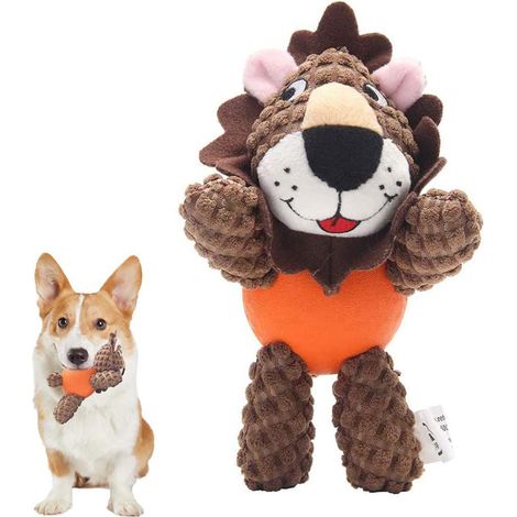 Peluche pour chien, jouet interactif pour occuper les chiens, jouet à mâcher mignon et couineur pour chiot, petites, moyennes et grandes races (1/4)