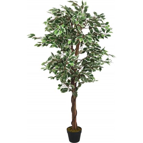 Ficus artificiel 378 feuilles 80 cm vert