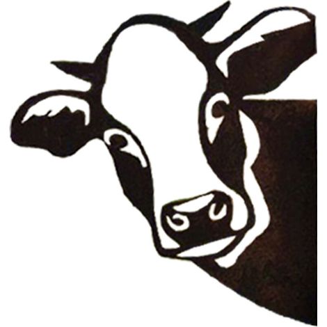 Métal Art Vache Showy Vache Ornement Jardin Piquet Animal Silhouette Ferme Peep Vache Métal Peep Vache Cour Ornement Silhouette Patio Extérieur Jardin 1pc (1/4)