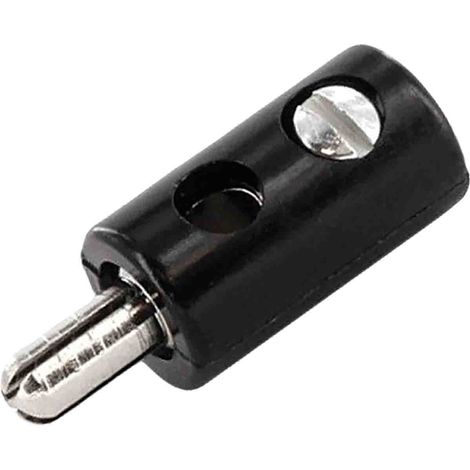Fiche banane RS PRO Noir Mâle 32A 30V ( Prix pour Sachet de 5 )