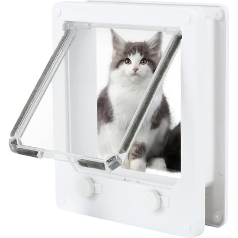 Chatières d'intérieur, chatières pour petits animaux, chatières à verrouillage quatre points, chatières d'intérieur pour chiens, chatières résistantes aux intempéries, chatières d'extérieur, chatières (1/4)