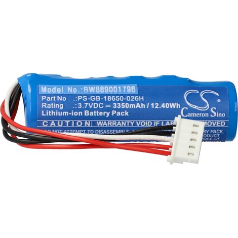 vhbw Battery compatible with SumUp 3G, 3G+ NFC Smart Card Reader (3350 mAh, 3.7 V, Li-Ion) (1/4)