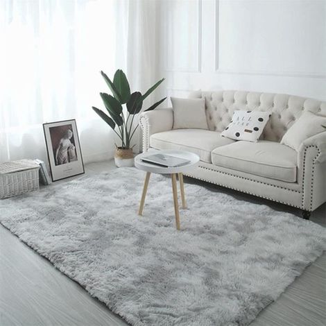Tapis Chambre Famibay 120x160cm Moelleux Salon Enfant Gris Synthétique (1/4)