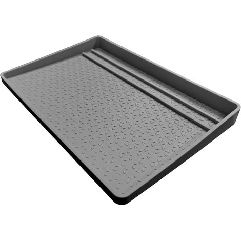 Plateau Ramasse-Miettes 20 x 30 cm Résistant à la chaleur Antidérapant  Tapis Plateau Ramasse-Miettes De Grille- Pour Cuisine Salle De Bain Café Bureau (1/5)