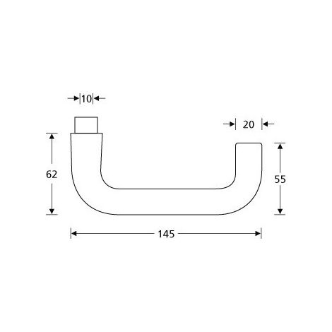 Porte.Agl3 Lasciato Maniglia 1070/1731 Fest / Dr Alu F1