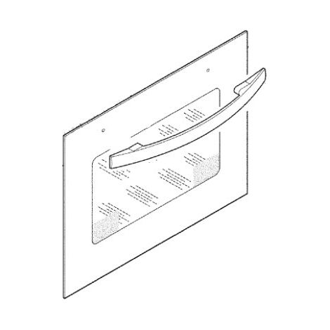 VITRE EXTERIEURE BLANCHE POUR FOUR FAURE - 357829518