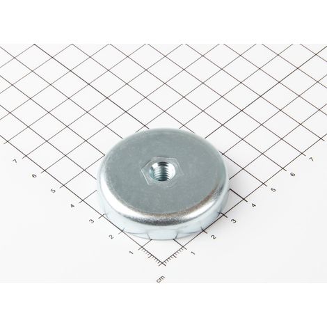 Magna-C Neodym-Flachgreifer Ø47x9,2mm mit Innengewinde (1/4)