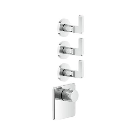 Gessi Inciso- Conjunto premontado para termostato oculto de 3/4