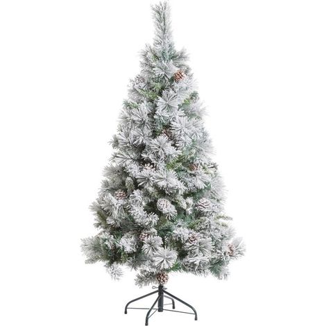 Paris Prix - Sapin De Noël Enneigé minnesota 210cm Blanc