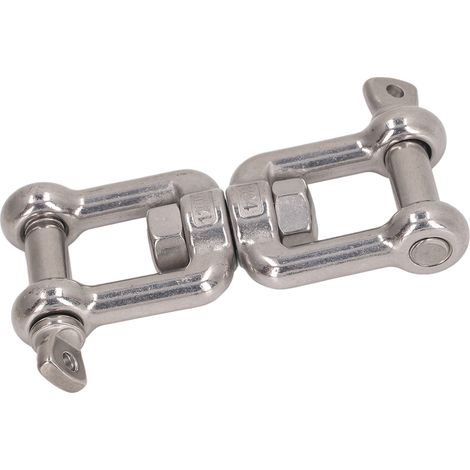 Manille en acier inoxydable 304 double mâchoire, pour levage et accastillage, 12mm / 0.5 pouce, anti-corrosion (1/5)