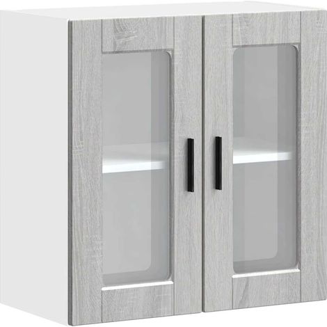 Maison Exclusive - Armario de pared para cocina puerta cristal Po