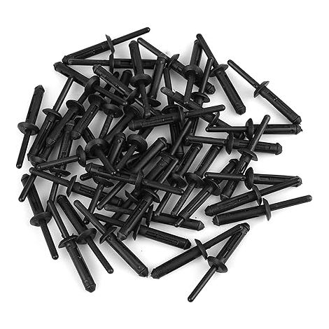 Rivet Plastique Pare-Chocs 6506007AA, Trou 6mm, Pare-Chocs Avant, Capot, Garde-Boue, Moulures Latérales (1/5)