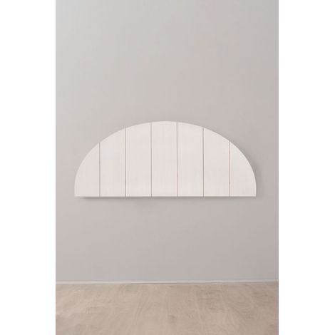 Muebles - Cabecero Dradas Madera para camas de 90 y 80 cm - Blanco (1/5)