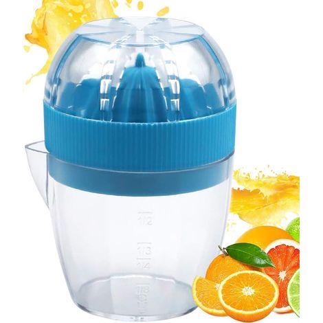 Presse-agrumes manuel de cuisine/maison, presse-agrumes, presse-oranges et citrons, 125 ml, portable, pour la maison et les voyages, petit appareil à jus de fruits sains (1/5)