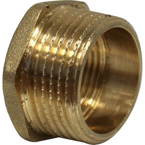 Watts – Mamelon laiton réduit mâle/femelle 1"-3/4" – Raccord plomberie étanche – Pour installations sanitaires et chauffage – Utilisation avec ruban téflon