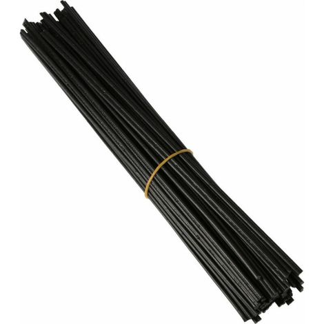 Sollbry 40 pièces baguette de soudage en plastique PP baguette de soudage pour pistolet à souder en plastique/pistolet à Air chaud 250mm noir K17576B (1/5)