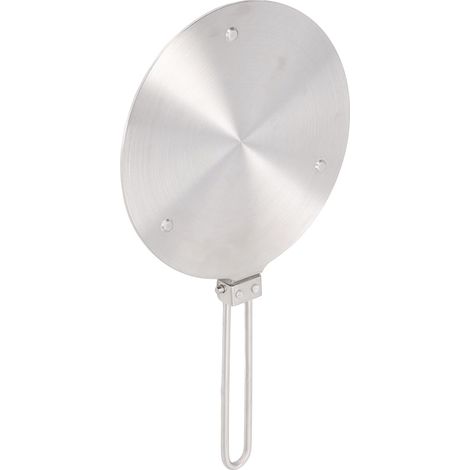 Ortviai Plaque diffuseur de chaleur en acier inoxydable 23,5 cm pour plaque à induction et cuisinière électrique (1/4)