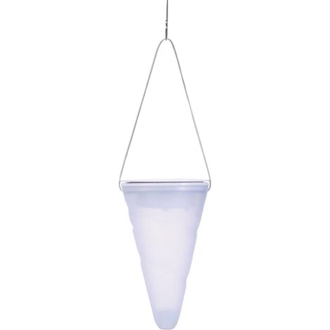Lámpara colgante solar cónica H27cm HANG CREAMY W34 (1/4)