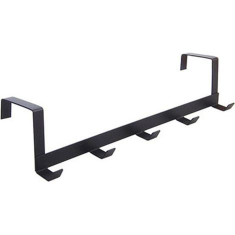 2 packs, crochet derrière la porte, crochet pour armoire de cuisine, noir