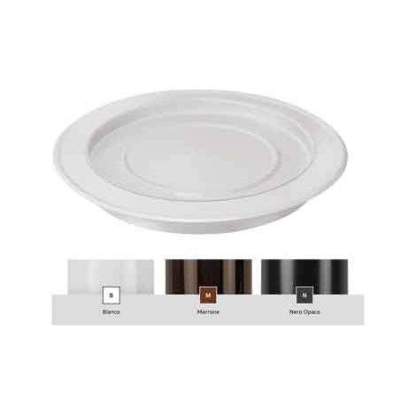 ROSONE SMALTATO 'CLASSIC' Ø 150 mm - Col. nero - SAVE