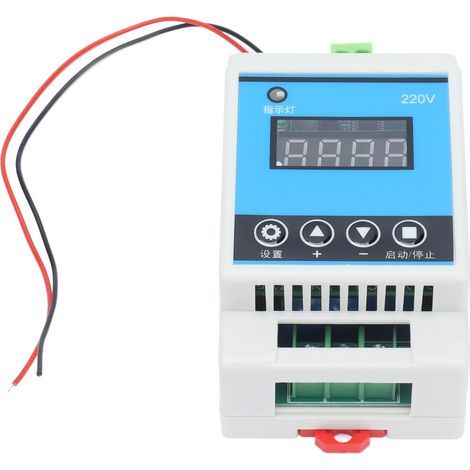 Module de relais cyclique temporisé haute puissance YYC-9 30A avec boîtier et interrupteur de circuit temporisé (220 V CA) (1/5)