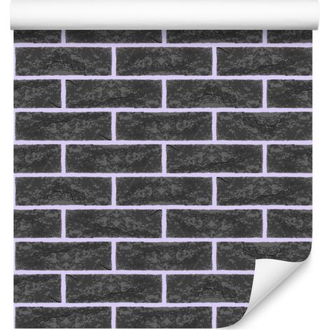Papel pintado decorativo con diseño de ladrillos para salón y dormitorio, 50x1000 cm. (1/5)