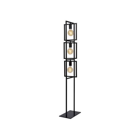 Lampe de pied Luuk Noir à 3 lumières - 00726/03/30 (1/3)