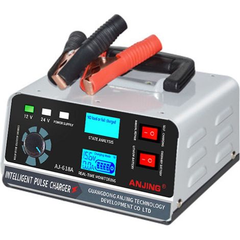 Chargeur de batterie de voiture Chargeur à impulsion en cuivre pur haute puissance Chargeur de réparation de batterie 110V-250V (large voltage) Euro Spec (1/5)