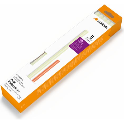 Klebesticks Ø 11 mm PUR Set 5 Stück (130 g) + 2 Spülmittel Sticks (42 g)