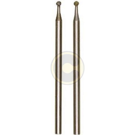 PROXXON 28222 2 TIGES COUPE DIAMANT MM 1,8 PO ACIER POUR MOLAR
