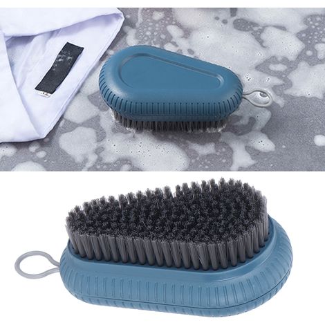 Brosse de Nettoyage Douce pour Vêtements, Chaussures et Salle de Bain - Outil Ménager Bleu (1/5)