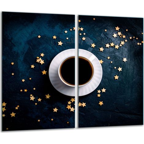 Tagliere in vetro 2x 30x52 caffè