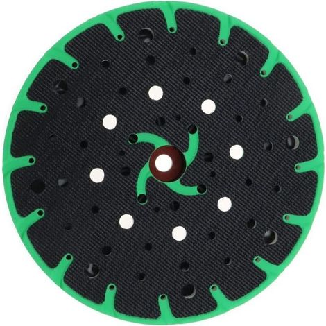Plateau ponceuse 150 mm avec aspiration de poussière - Filetage de raccordement M8 - remplacement du festool plateau ponceuse, compatible avec le ponceuse excentrique 150mm bosch makita etc (1/4)