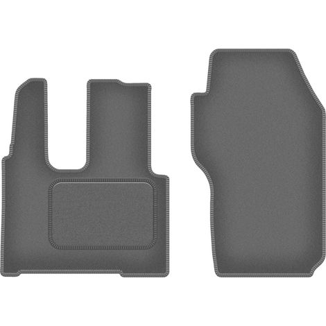 Tappetini in velluto grafite per: camion Mercedes Actros MP4 senza sedili ad aria (0) (1/5)