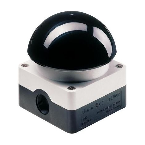 EATON Pulsador de pie-mano grueso 1NA1NC, Negro/Gris, IP66-69K, 229749