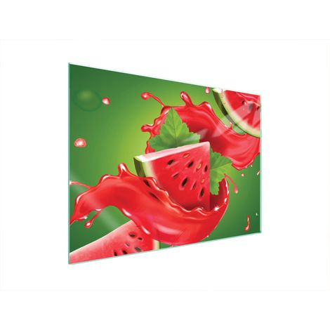 GLASSCHUTZPLATTE FÜR HERD 70x52 WASSERMELONE (1/5)