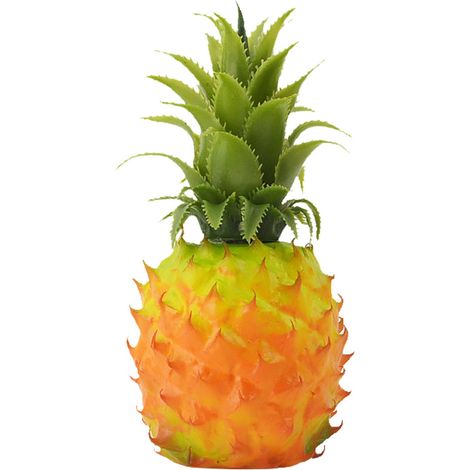 Ananas Artificiel - Décoration Intérieure Réaliste pour Table Cabinet Bureau Salon - Hauteur 24 cm - 1 Pièce (1/5)
