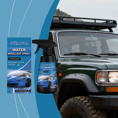 Wasserabweisendes Spray für die Imprägnierung und Pflege verschiedener Oberflächen, die Reinigung der Autokarosserie und klare Sicht durch Fenster – 250 ml -- DE (1/5)